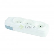 3'LÜ TOPRAKSIZ GRUP PRİZ (LARA)