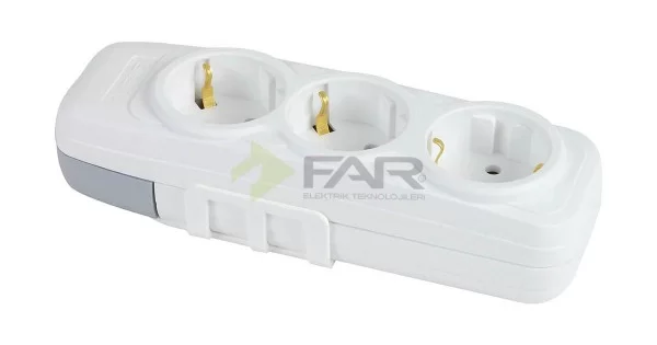 Far Elektrik Teknolojileri - 3'LÜ GRUP PRİZ KLEMENSLİ ÇOCUK