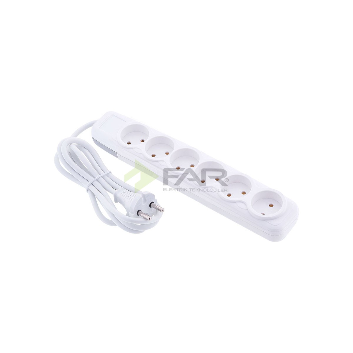 6’LI TOPRAKSIZ GRUP PRİZ 5 MT (LARA) 6’LI TOPRAKSIZ GRUP PRİZ 5 MT (LARA)