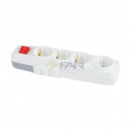 4'LÜ ANAHTARLI GRUP PRİZ KLEMENSLİ