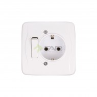 S/A ANAHTARLI TOPRAKLI PRİZ