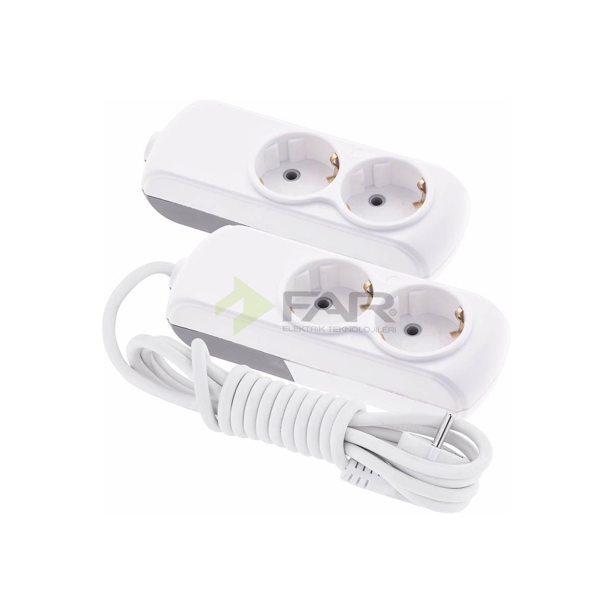 2'Lİ GRUP PRİZ 1 METRE 2'Lİ GRUP PRİZ 1 METRE