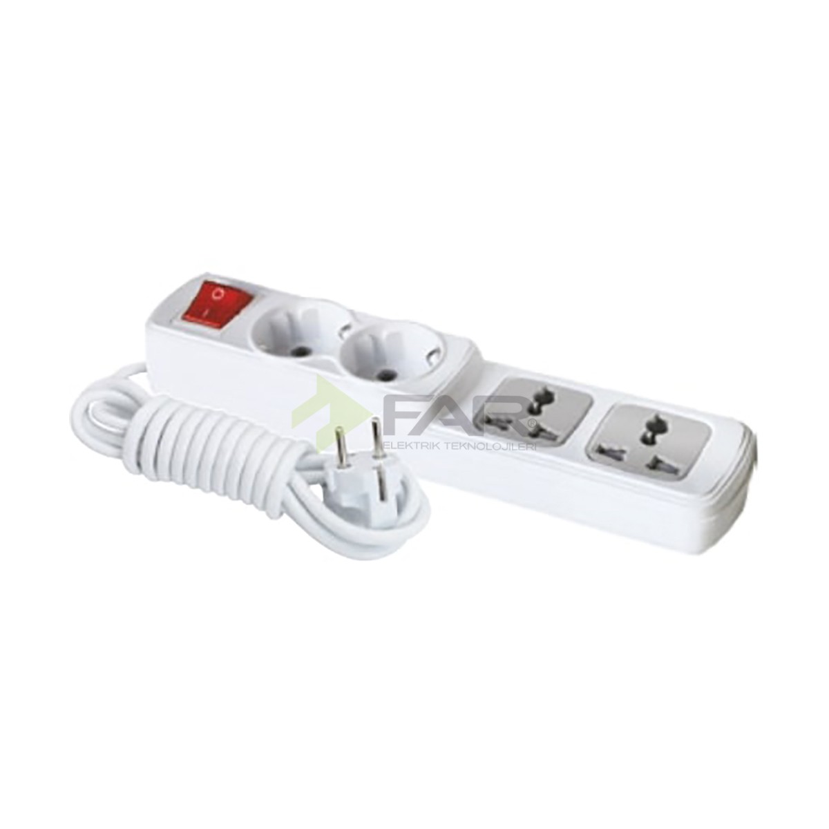 2+2 ÜNİVERSAL ANH. GRUP PRİZ 3 MT 2+2 ÜNİVERSAL ANH. GRUP PRİZ 3 MT